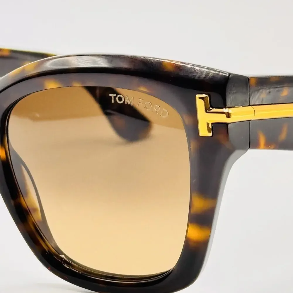 Tom Ford Sunglasses FT1329 52F Havana Butterfly Brown Gradient 53-20-140mm Italy